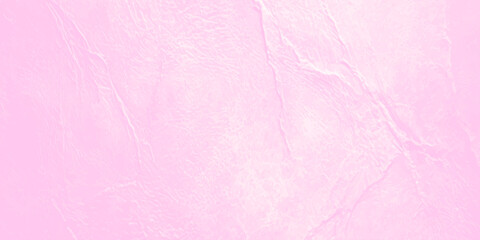 Fototapeta premium Light pink crumpled paper texture background with soft shadows, delicate pastel parchment for feminine design