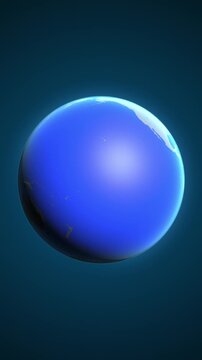 The animation shows a graphic representation of the earth and highlights the location and map of Pitcairn Islands colored red in vertical format.