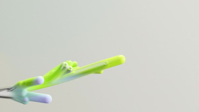 3d abstract geometric shapes and math symbols