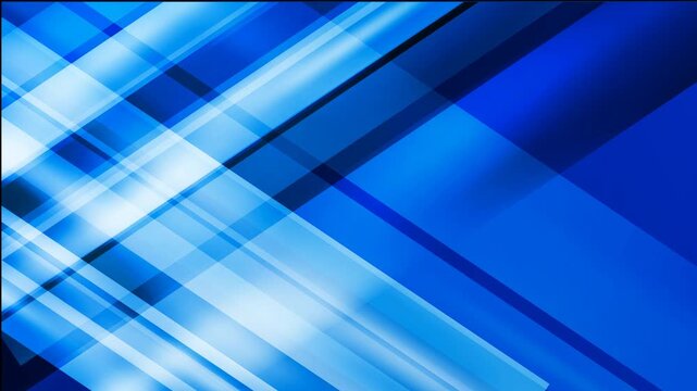 Modern Abstract Blue Geometric Digital Motion Background Video
