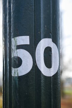 Nummer Zahl Ziffer 50 f&uuml;r Geburtstag oder Jubil&auml;um