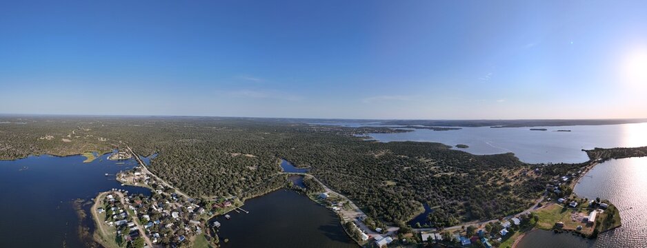 Scenes of the Texas Hill Country over Lake Buchanan
