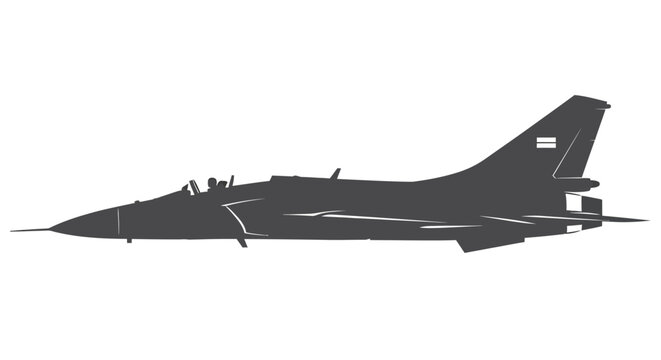 Fighter Jet Military Aircraft Plane.