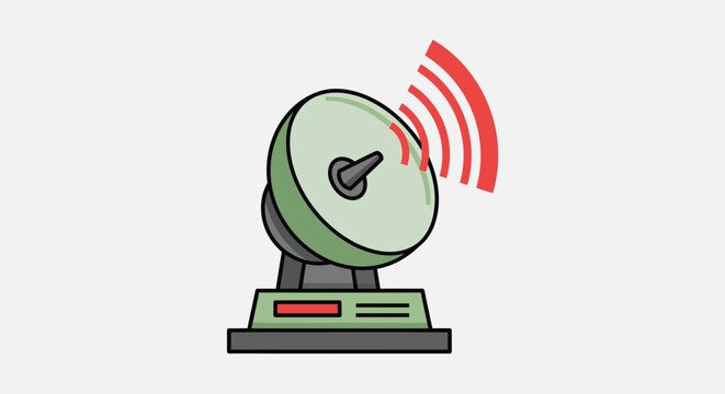 Satellite Dish Antenna Communication Technology.