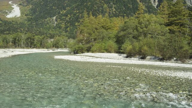 上高地の梓川