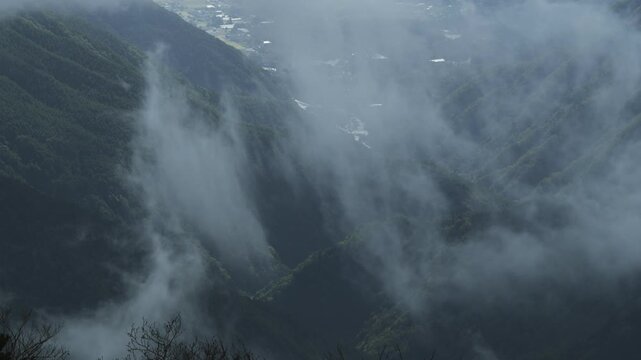 千畳敷カールから雲の微速度撮影