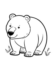 Fototapeta premium Animal Adults Coloring Pages, Animal Coloring Page, Animals Coloring Book, Animals Outline, Animals Lineart