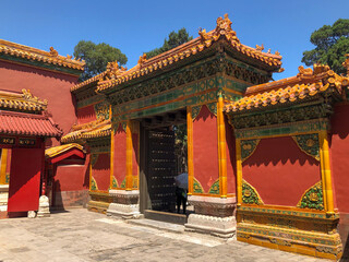 Obraz premium Puerta en la Ciudad Prohibida de Beijing China