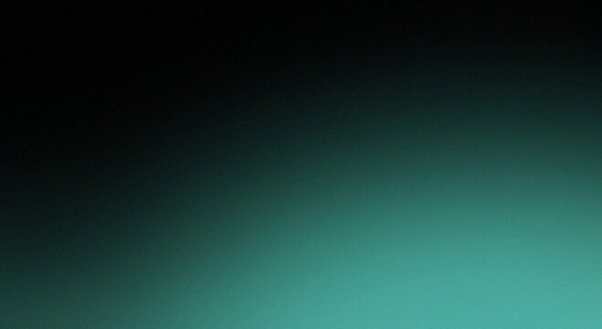 Gradual transition from dark black to teal gradient background illustration