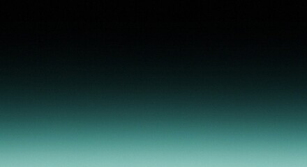 Gradual transition from dark to light teal gradient in a seamless sky illustration