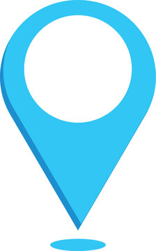 Minimalist Location Pin Icon iamge