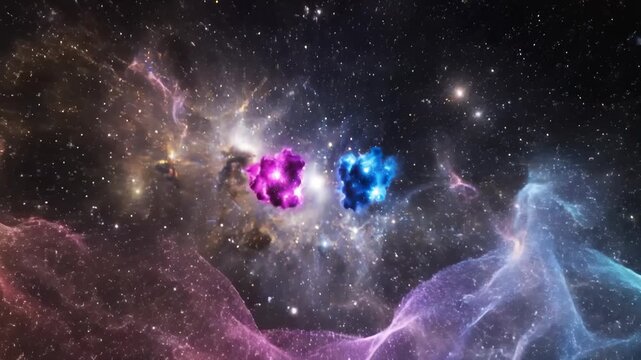 Conjuring Cosmic Nebulas With Radiant Stellar Clouds Swirl