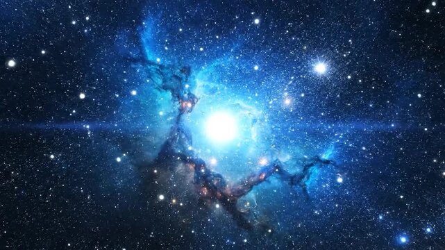 Carina Nebula Star Formation Region Space.