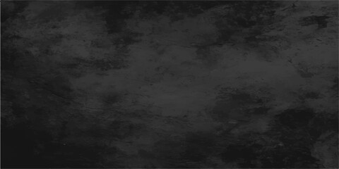 Fototapeta premium Dark old concrete wall texture with a black grunge design and grey paper pattern provides a rough vintage backdrop