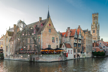 Fototapeta premium Bruges, Belgium in December