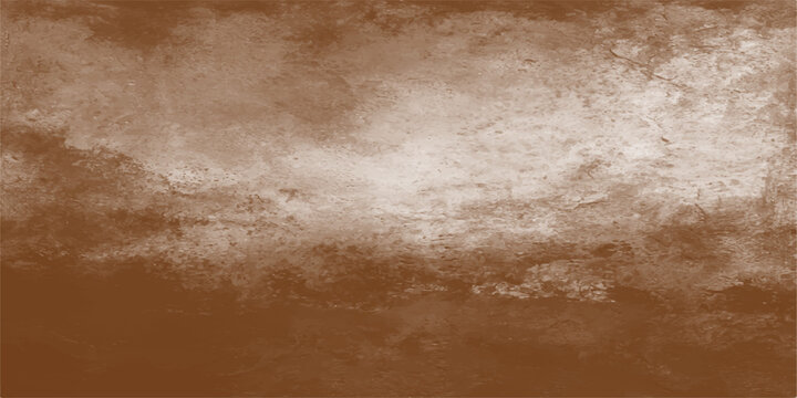 A vintage aged parchment surface with a blank brown grunge texture and an antique stained paper pattern set against a rough ancient stone wall backdrop for a retro design