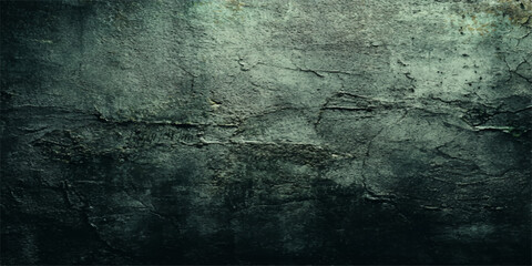 Obraz premium A dark blue weathered concrete wall with a rough grunge texture and aged paint creates a vintage blank backdrop with a dirty antique surface design