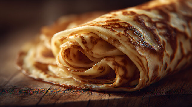 Traditional Norwegian lefse, a soft, thin flatbread with a delicate, lightly browned surface, showcasing its characteristic air pockets and rustic, homemade texture