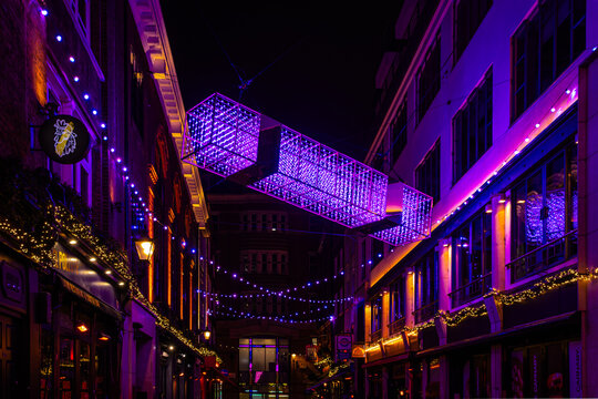 London in December
