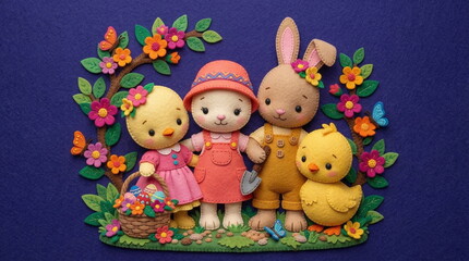 Obraz premium Felt illustration