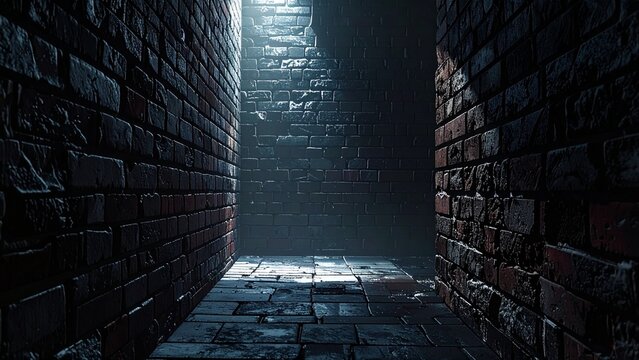 不気味な地下通路のイメージ 背景素材