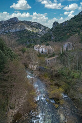 Fototapeta premium France, Cevennes, the Causses and the Cevennes, Mediterranean landscape, the gorges de la Vis 