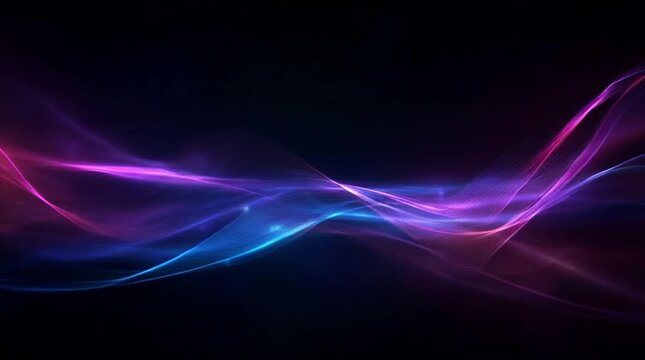 Abstract light waves in vibrant colors.