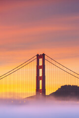 Fototapeta premium Golden Gate Bridge, San Francisco, California, USA