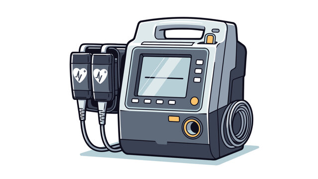 Portable Defibrillator Medical Device.