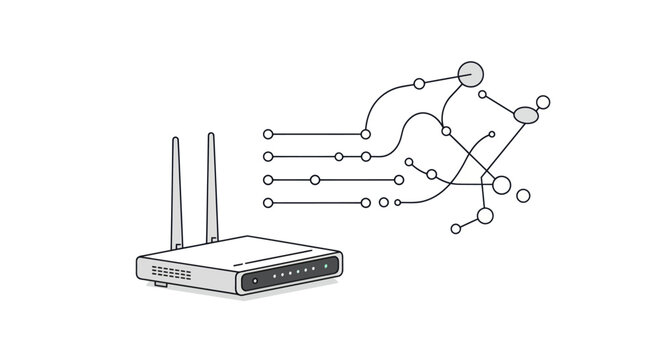 Wireless Router Network Diagram.