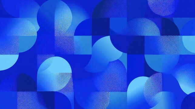 ai pattern recognition blue on a blue background