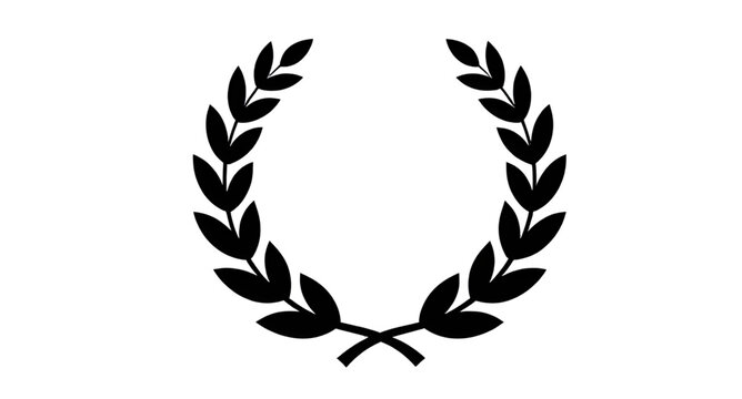 wreath, laurelwreath, laurel, leaf, leaves, branch, branches, foliage, botanical, plant, nature, olive, olivebranch, victory, award, honor, success, achievement, winner, champion, emblem, badge, crest