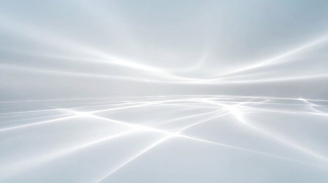 A captivating abstract background with illuminated, glowing lines forming a futuristic grid on a bright.