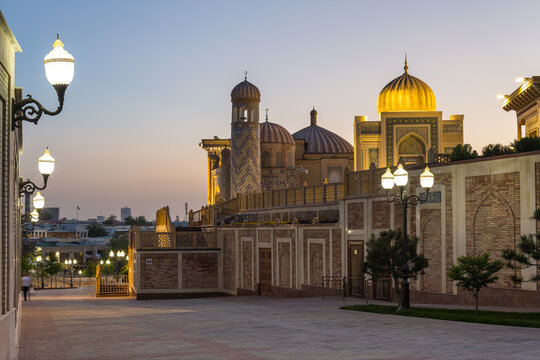 The Hazrat Khizr Mosque in Samarkand