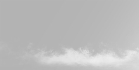 Dense white smoke and fog spreading across the floor on transparent background © Alehandro