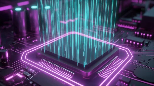 Neon Data‑Vortex Core