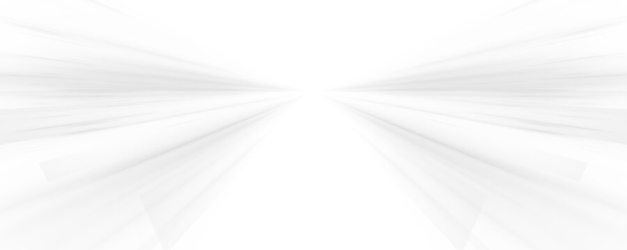 Neon laser white line through city road and highway traffic. Light motion wave creates futuristic energy and speed in a zoom effect. Comic style shapes the composition. Vector illustration png.