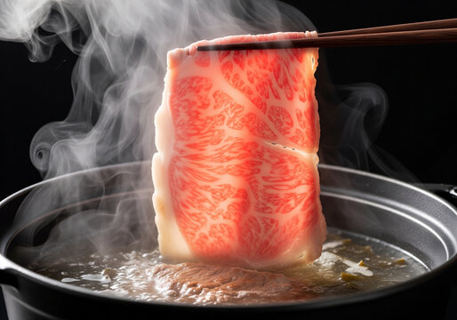 霜降り和牛のしゃぶしゃぶ