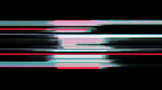 Digital TV screen VHS noise glitch data background futuristic damage distortion signal static interference black backdrop tech effect transition cyber abstract display design element
