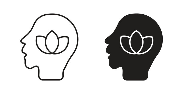 Think green icon. web vector design