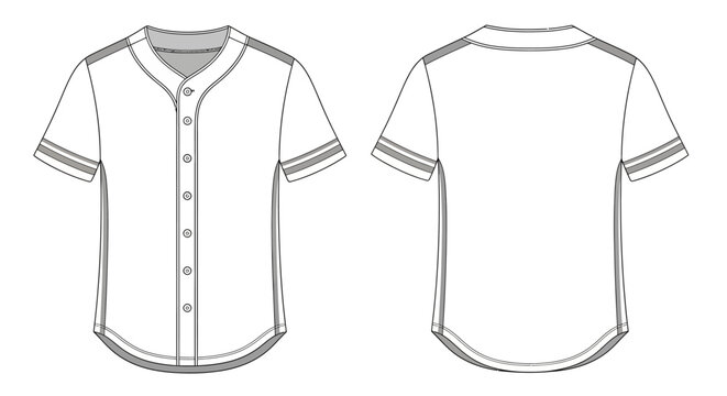 Baseball Shirt Front Back.