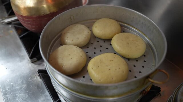 Himachali Siddu Raw Footage | Traditional Pahadi Steamed Bread Preparation and Cooking Process