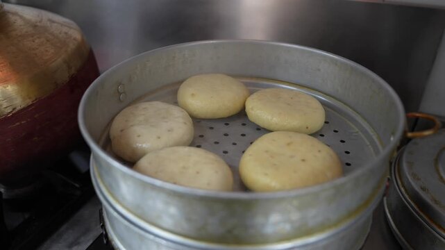 Himachali Siddu Raw Footage | Traditional Pahadi Steamed Bread Preparation and Cooking Process