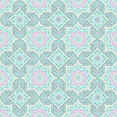 Fototapeta premium Seamless Ikat ethnic traditional Textile pattern geometric abstract folklore ornament Tribal ethnic illustration background design for print, clothing, scarf
