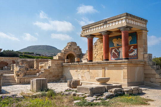 Ruins of knoss an ancient palace