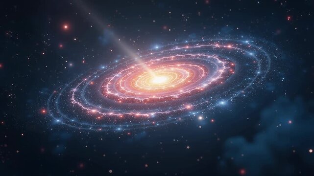 Stellar Galaxy Formation with Bright Core and Spiral Arms