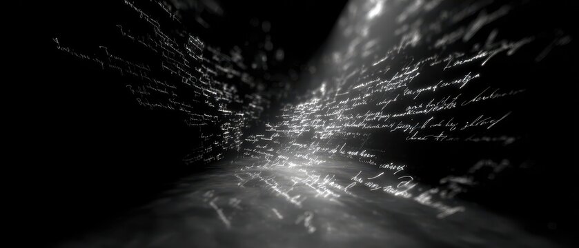 Ephemeral Text Cascading in Rotoscoping Animation and Visual Effects