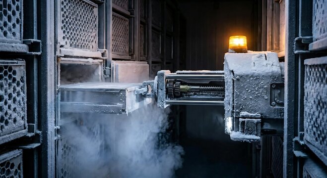 Automated cryogenic storage retrieval operating a robotic freezer inventory system for ultra low temperature sample management