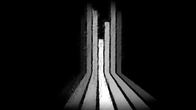 Vintage Striped Backgrounds, Loop Samples, Retro doodle style the 1970s 1980s, 70s, 80s, 90s. retro vintage 70s style stripes background footage lines. shapes moving design eighties seamless loop	