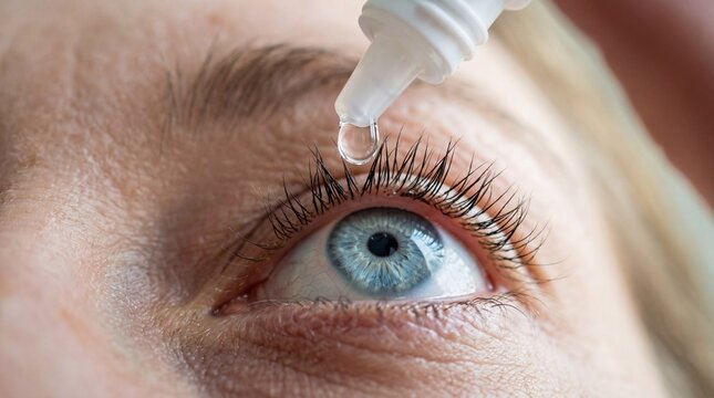 Eye Drop Relief Soothing Hydration for Bright Blue Eyes.